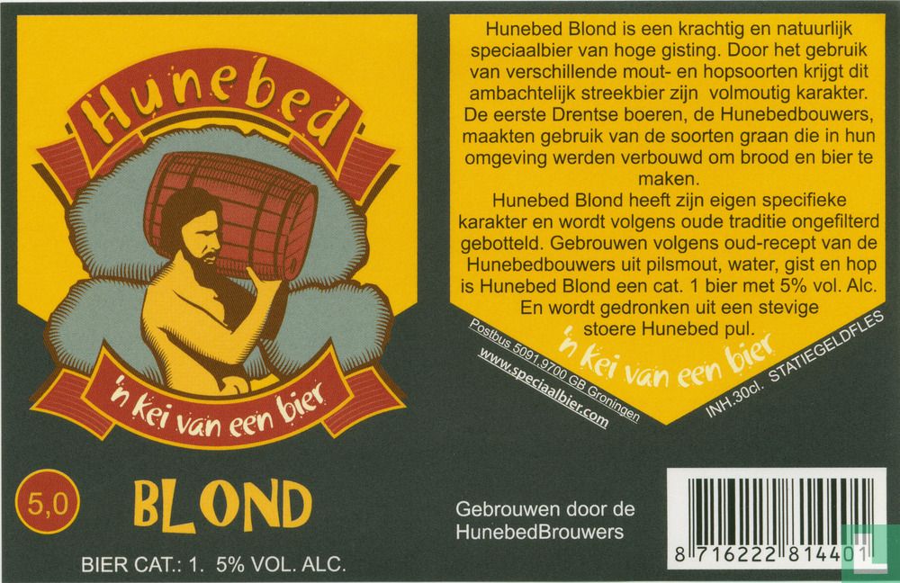 Hunebed Blond (30cl)