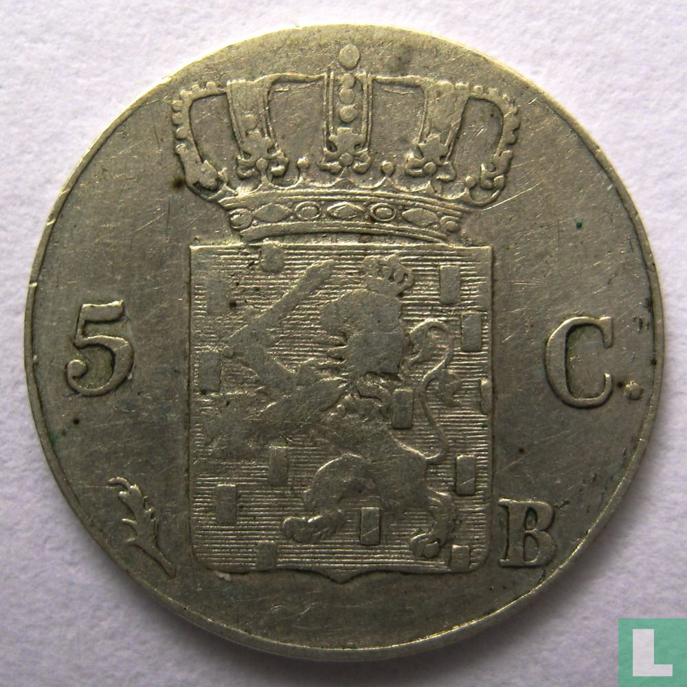 Pays-Bas 5 cent 1827 (B)