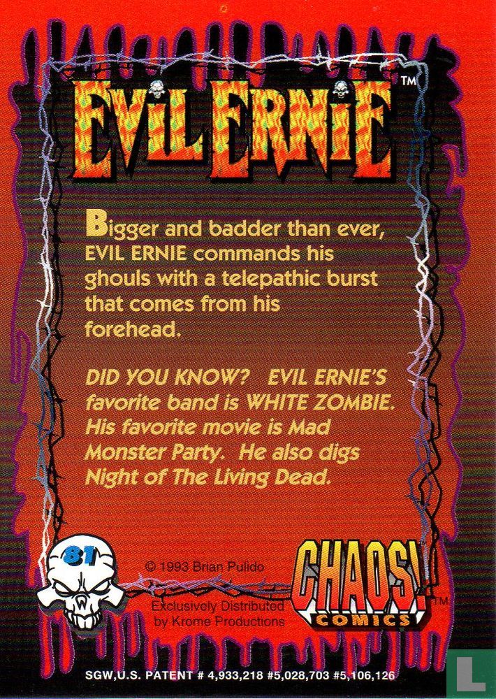 Evil Ernie: death