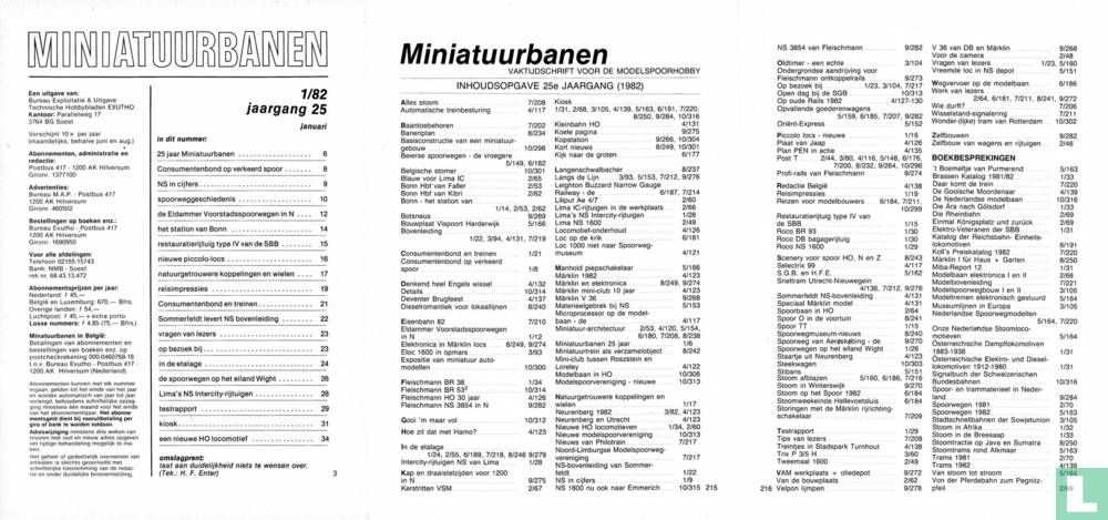 Miniatuurbanen 1