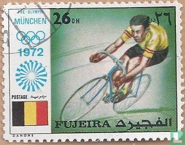 Porte-clés Olympique Munich 1972 – Cyclisme – Édition Limitée BASF