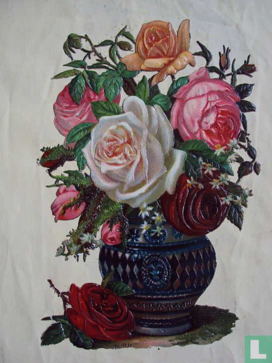 Bloemen op vaas