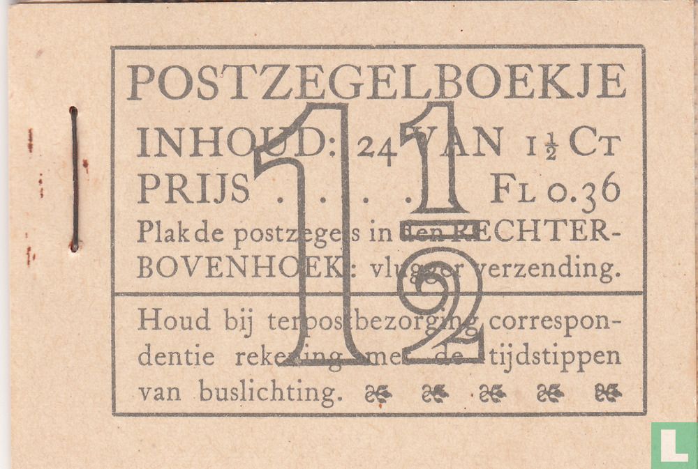 Stamp booklet