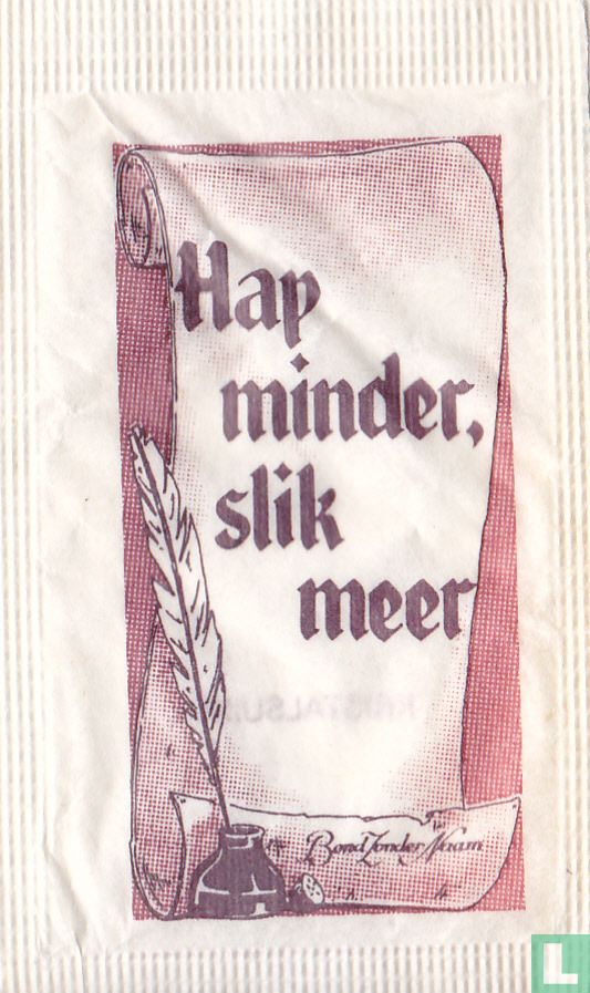 Hap minder, slik meer