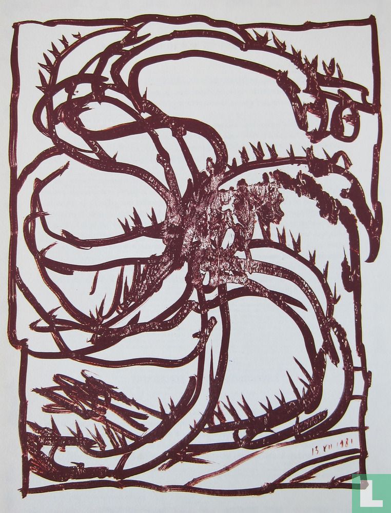 Alechinsky - compositie, 1981