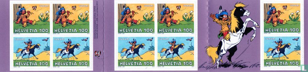 Yakari stamp booklet