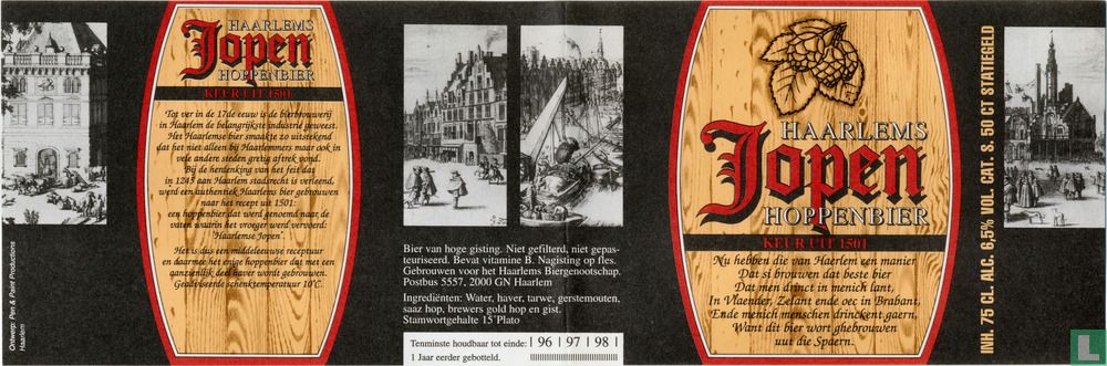 Jopen Haarlems Hoppenbier