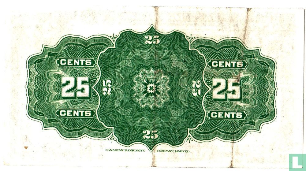 Canada, 25 cent 1923