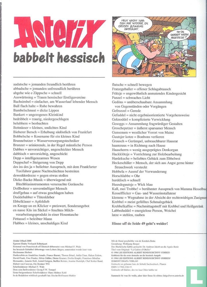 Ruff un Runner (Asterix babbelt hessisch 2)