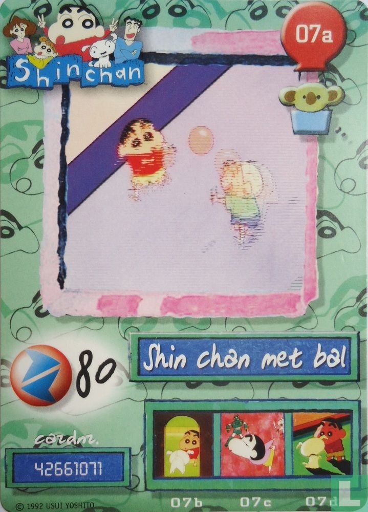 Shin Chan met bal