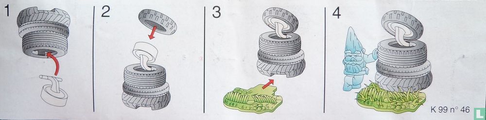 Dwarf with tires