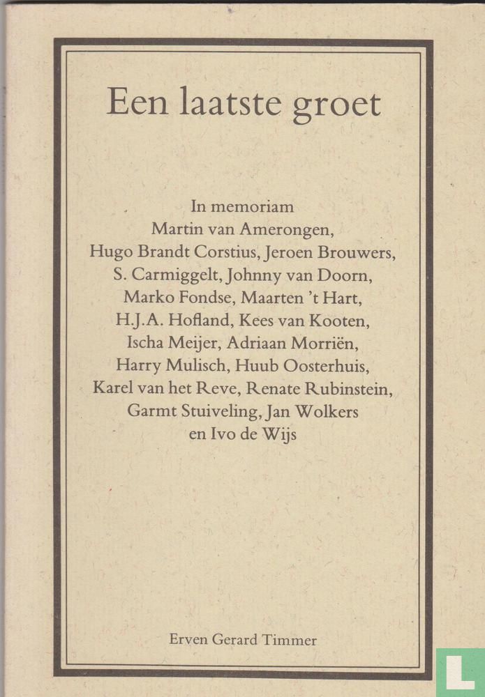 Een laatste groet