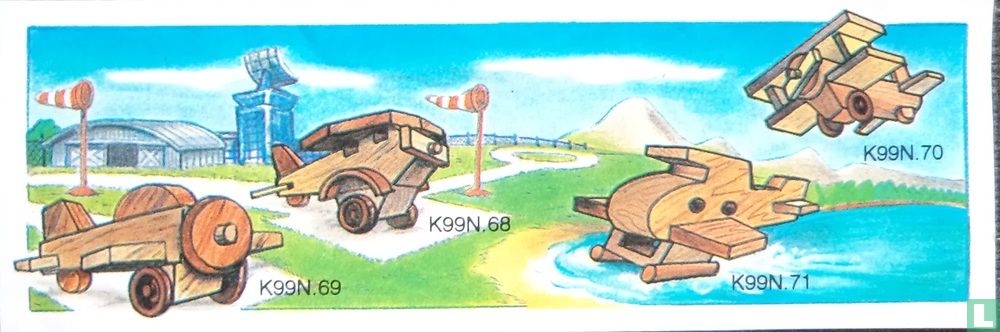 Wooden airplane
