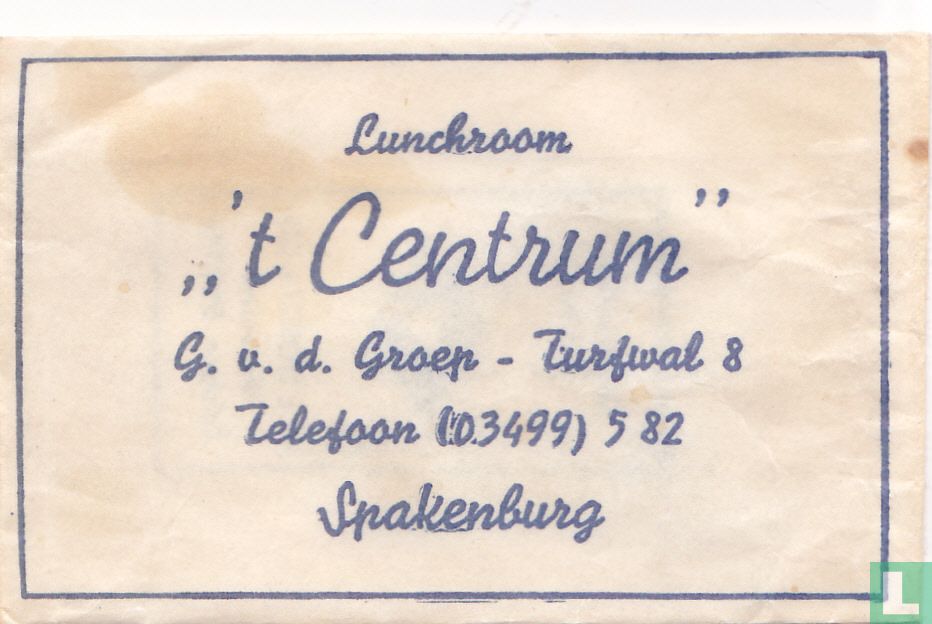 Lunchroom " 't Centrum"