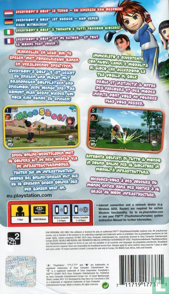 Everybody's Golf 2 (PSP Essentials)