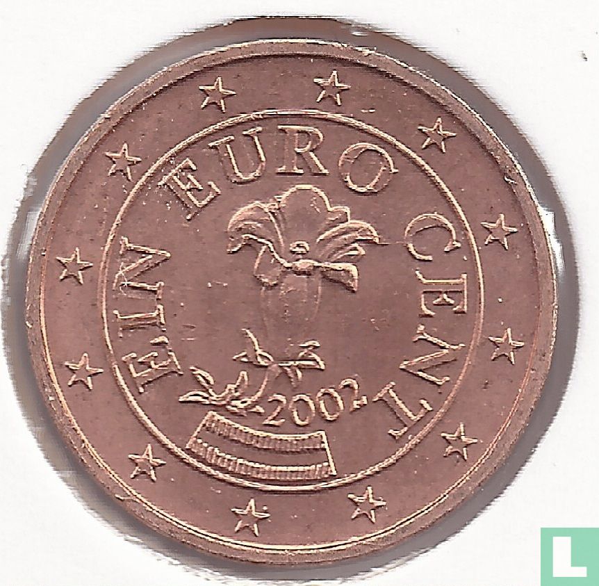 Österreich 1 Cent 2002