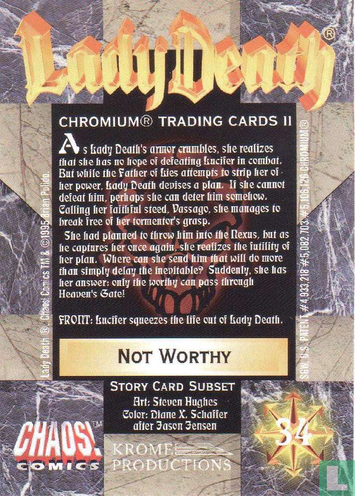Not worthy