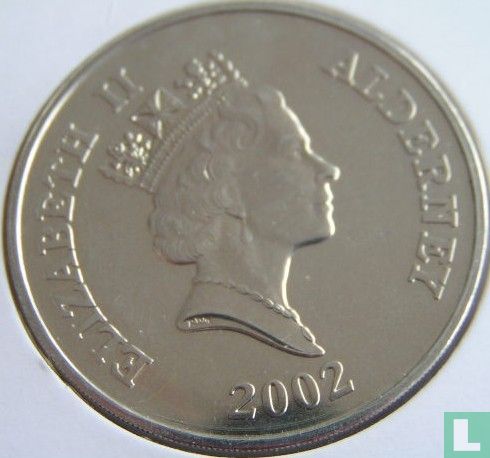 Alderney 5 pounds 2002 "5th anniversary Death of Princess Diana"