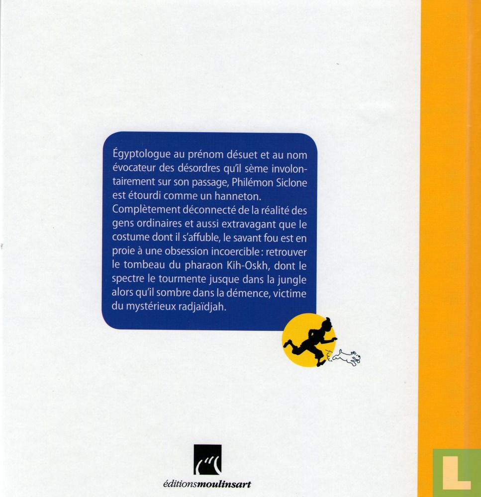 Figurine Moulinsart Tintin - Le professeur Siclone au pinceau (kiosque)