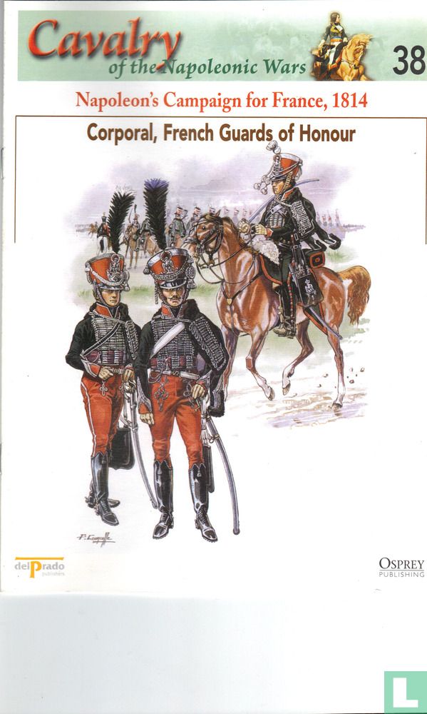 Figurine Soldat Napoléonien Del Prado N°38 - Cavalier Caporal Des Gardes D'Honneur En 1814 - Occasion