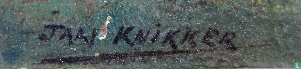 Knikker, Jan sr. Dorpje aan het water