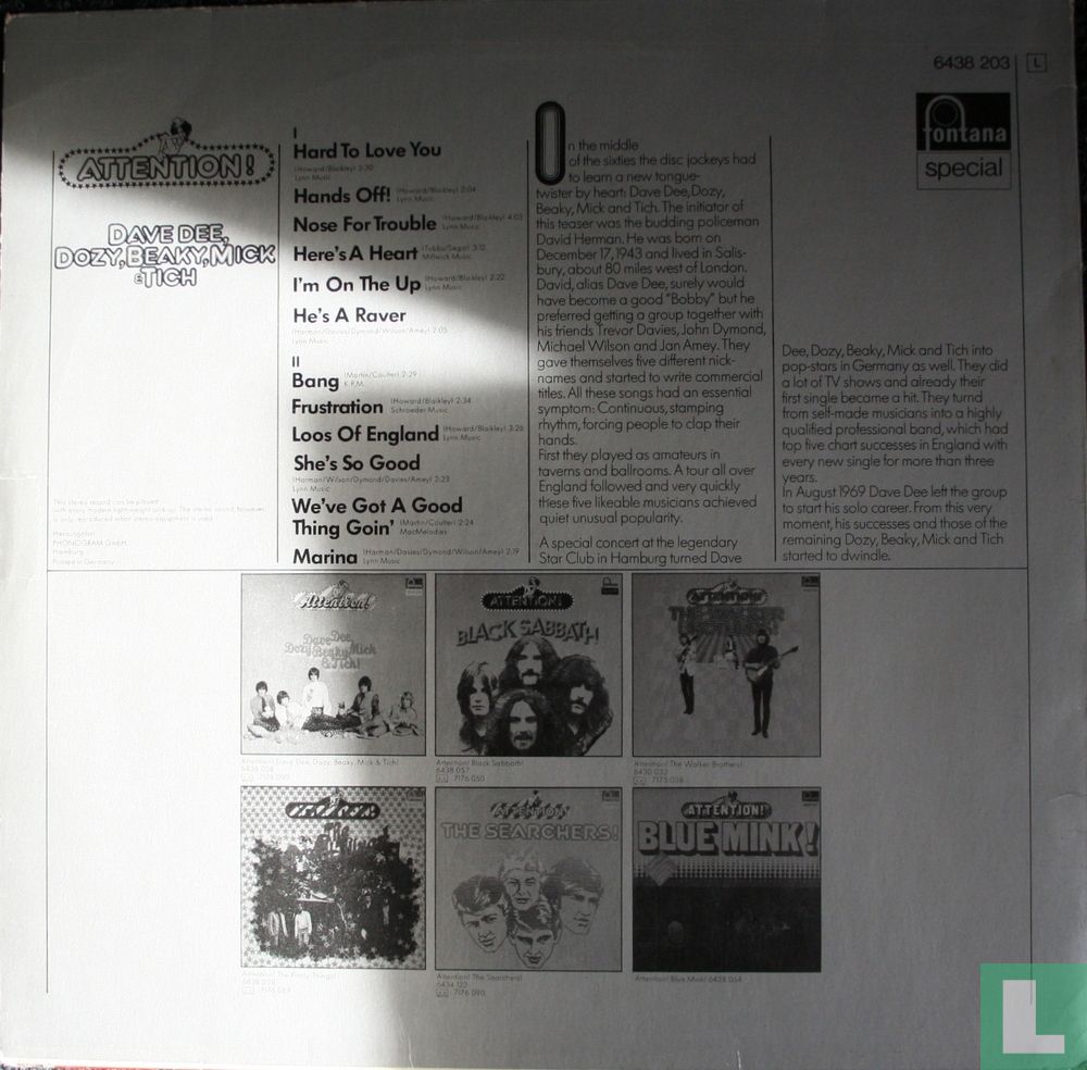 Attention! Dave Dee, Dozy, Beaky, Mick & Tich! Vol. 2