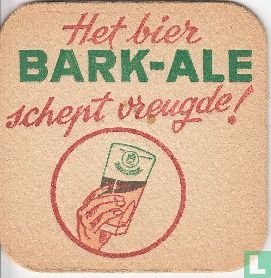 Het bier Bark-Ale schept vreugde