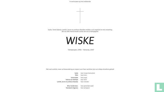 Nachruf Wiske