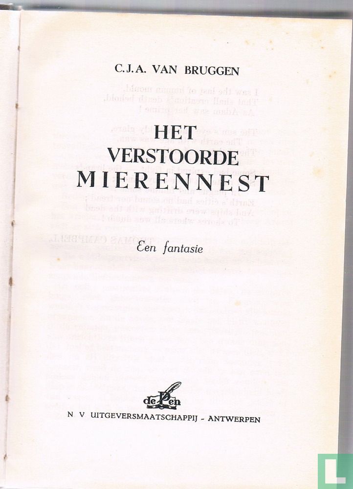 Het verstoorde mierennest