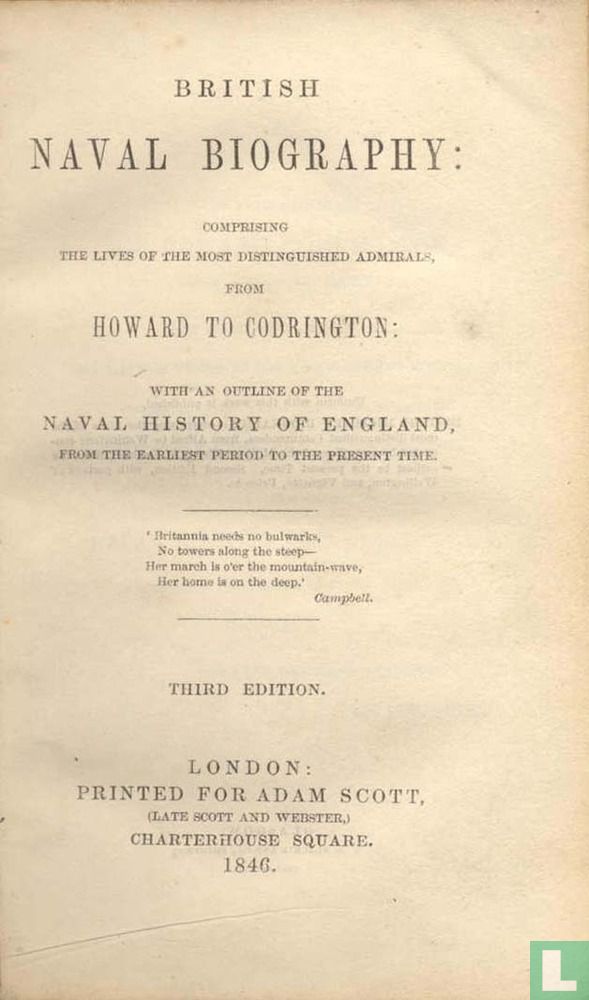 British Naval Biography:
