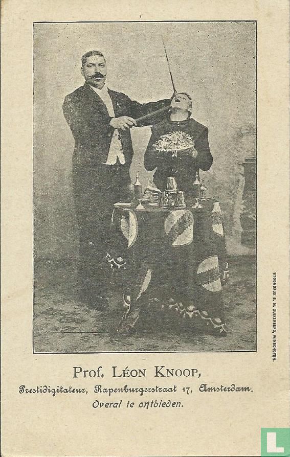 Prestidigateur Prof Leon Knoop