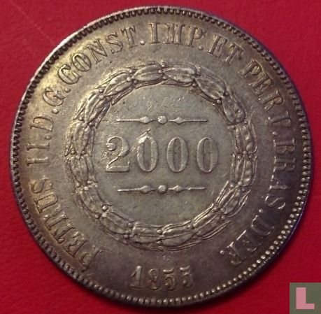 Brésil 2000 réis 1855