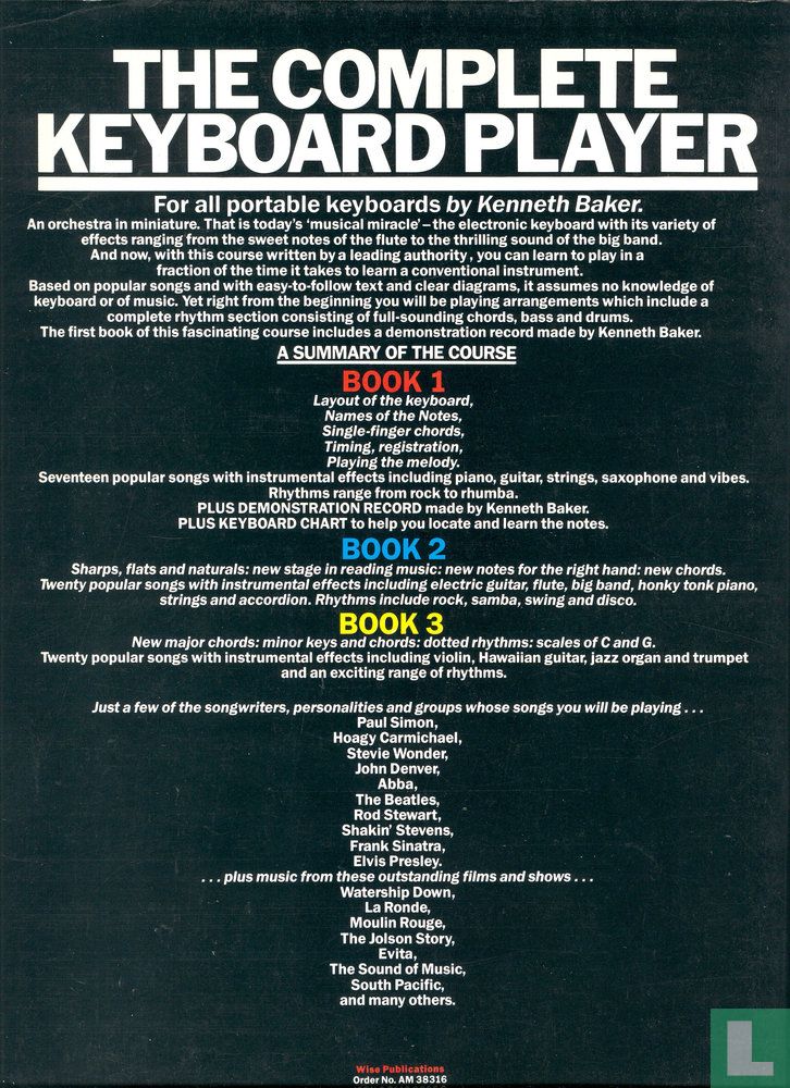 The complete keyboard player Book 2