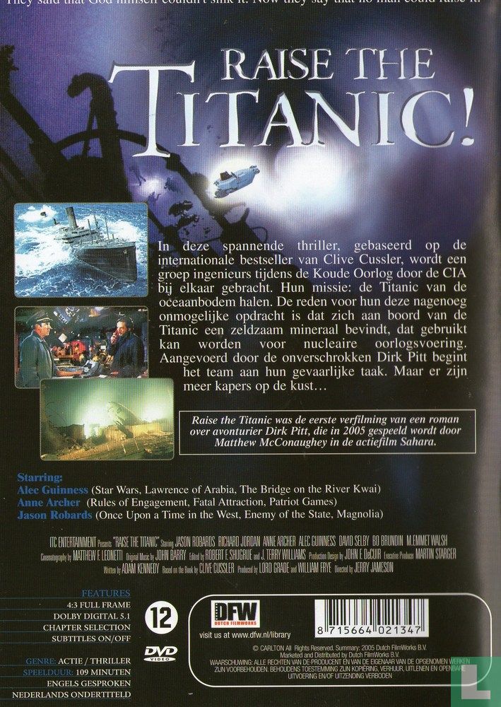 Raise The Titanic DVD | ubicaciondepersonas.cdmx.gob.mx