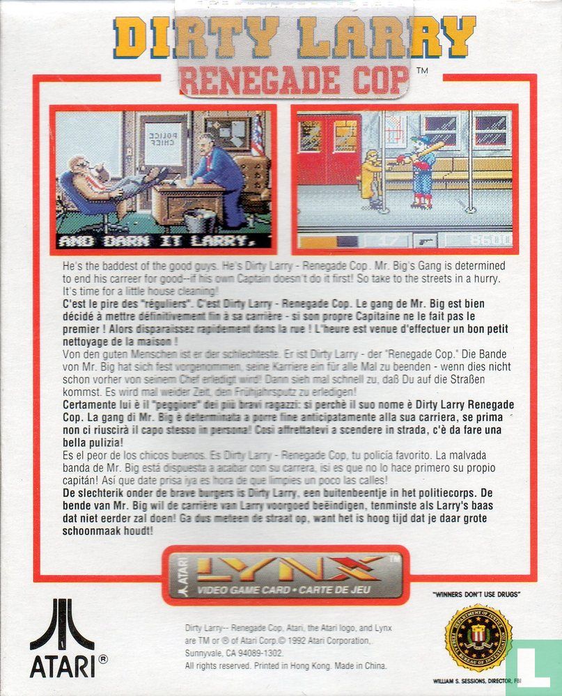 Dirty Larry: Renegade Cop