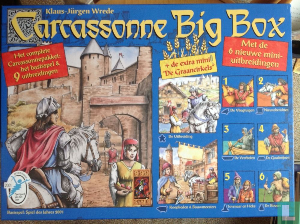 Carcassonne Big Box blauw (2012) - Carcassonne - LastDodo