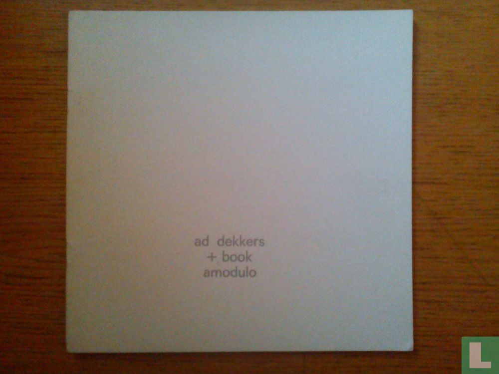 Ad Dekkers + Book