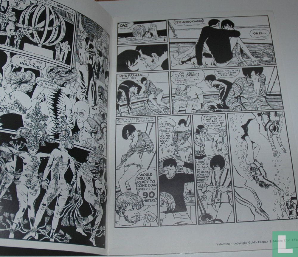 イタリア語・漫画『VALENTINA』 GUIDO CREPAX グイド・クレパックス