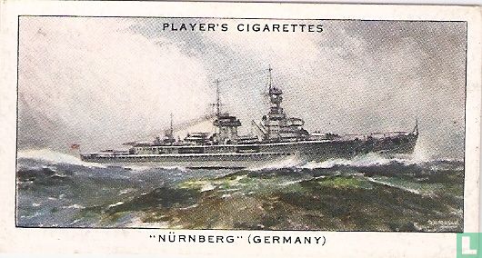 "Nürnberg" German Light Cruiser.