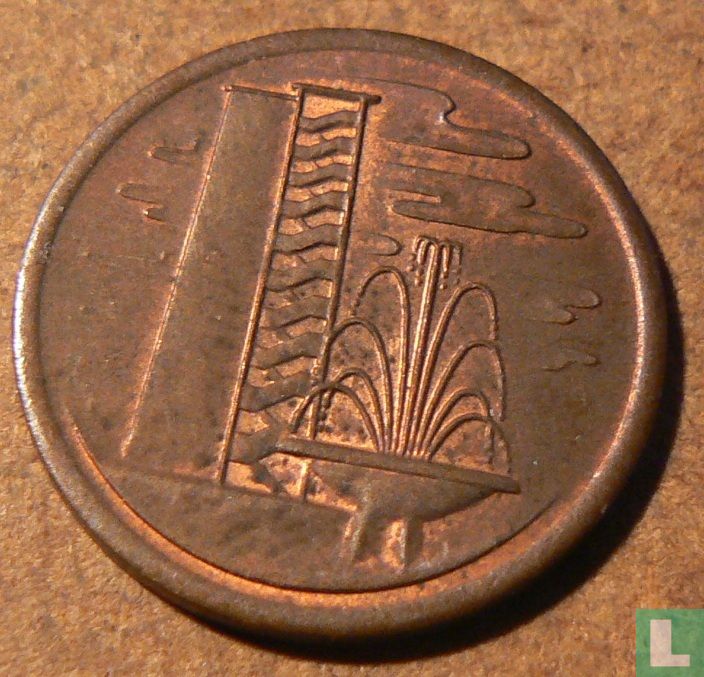 Singapour 1 cent 1972