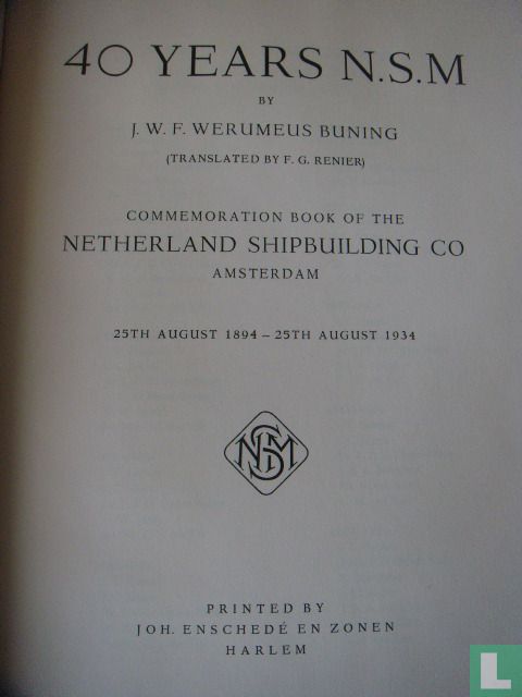 40 Years N.S.M 