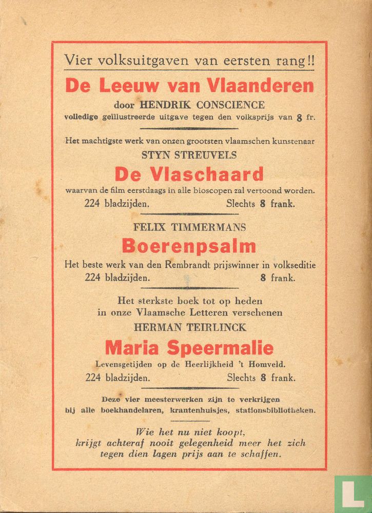 Het testament van den Inca