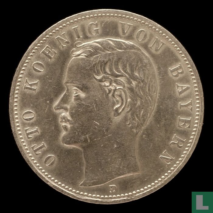 Bavière 5 mark 1904