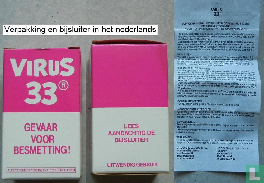 Virus 33-bleu en pot