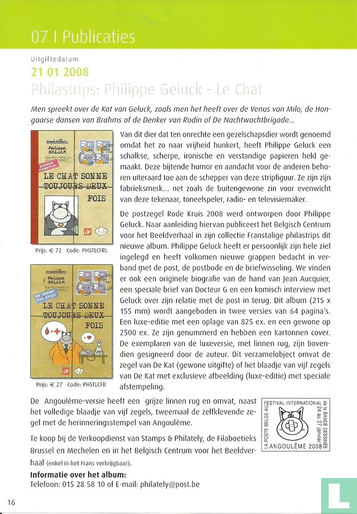 Phila comics: Le Chat