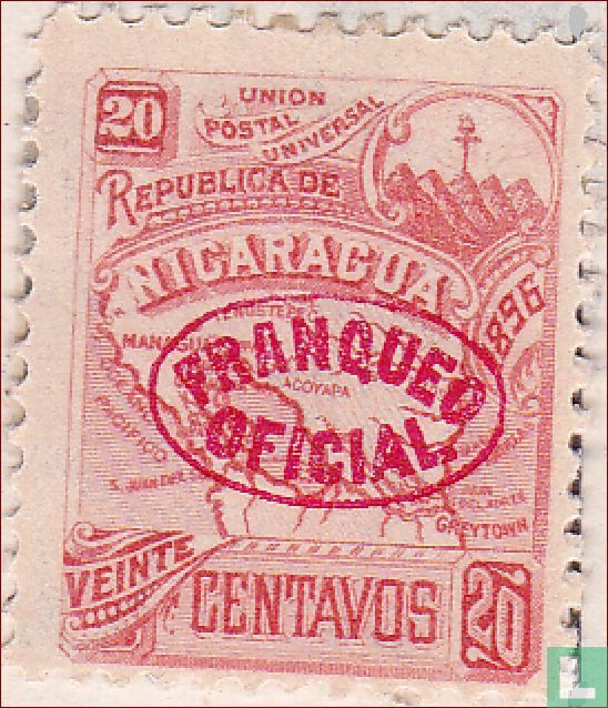 Map with overprint