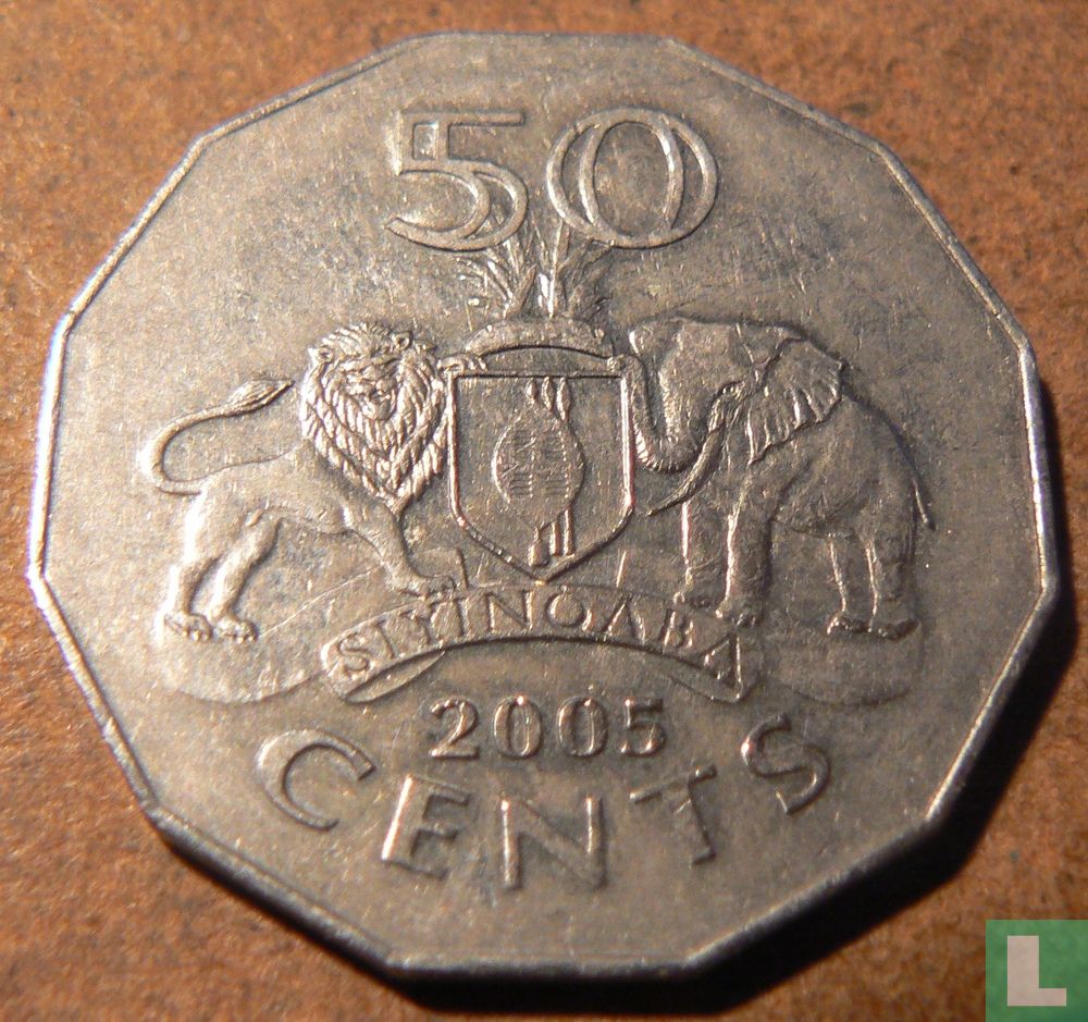 Swaziland 50 cent 2005