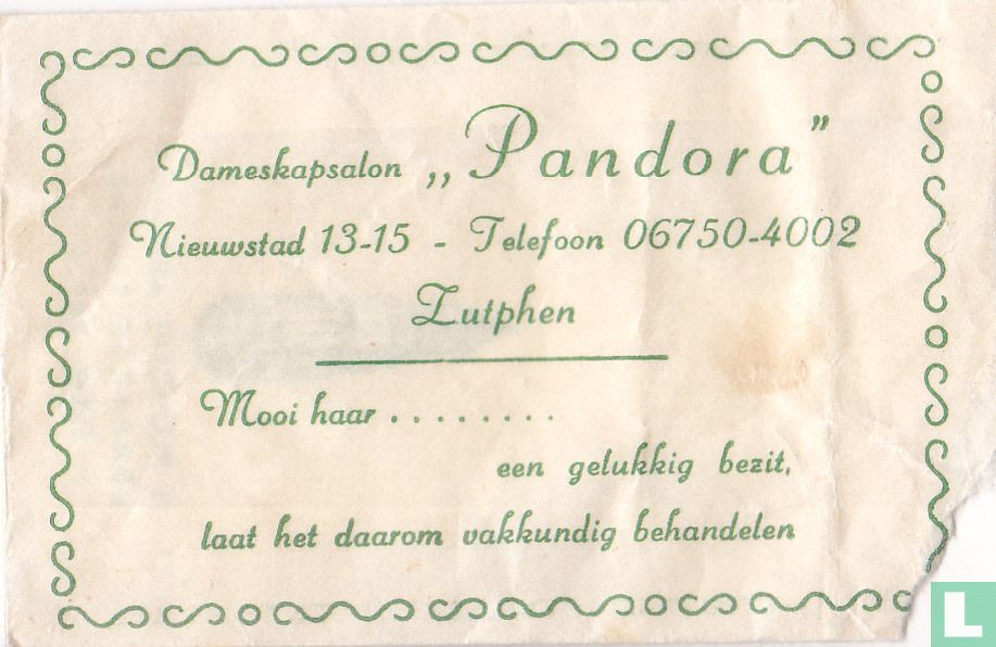 Dameskapsalon "Pandora"