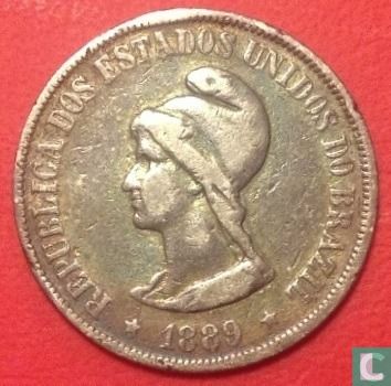 Brasilien 500 Réis 1889 (Typ 2)