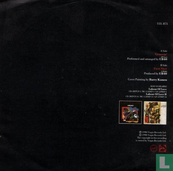 Groovin' Single 113 871 (1990) UB40 LastDodo